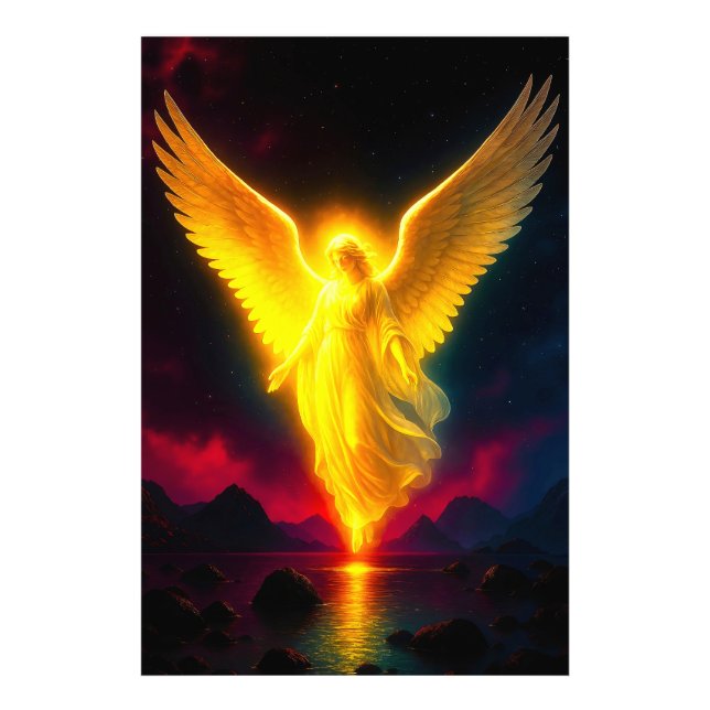 Foto Himmlischer Wächter im goldenen Licht (Frente)