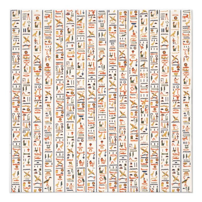 Foto histo de fundo do padrão de hieróglifos antigos do (Frente)