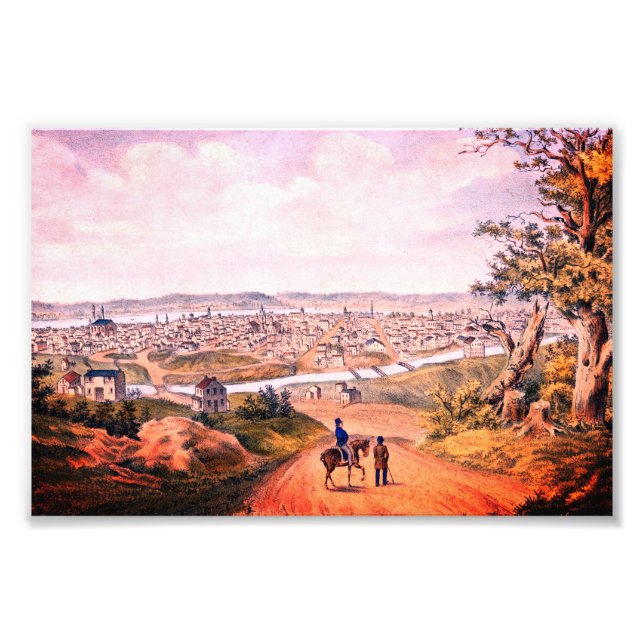Foto Historic Cincinnati, Ohio (1841) (Frente)