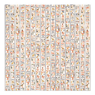 Foto histórico do padrão antigo de hieróglifos egypt