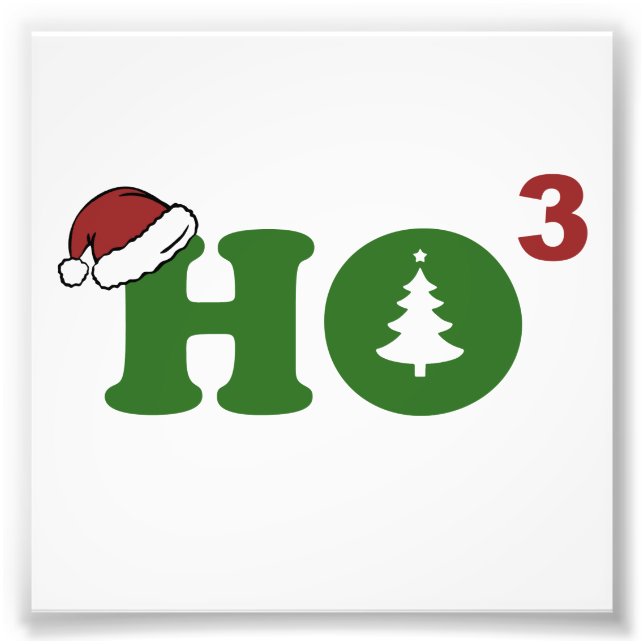 Foto Ho Cubed Feliz Natal (Frente)