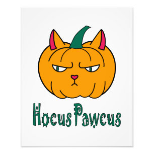 Foto Hocus pawcus Halloween abóbora gengibre magia