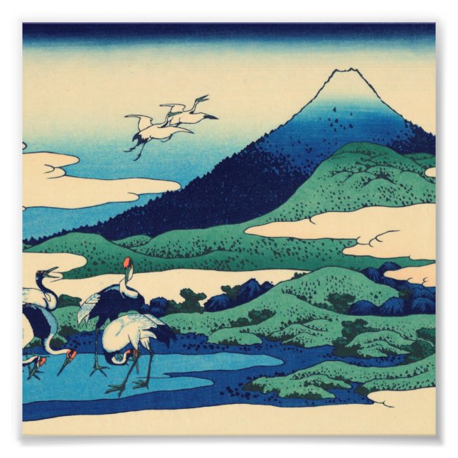 Foto Hokusai Katsushika - Umezawa Na Província De Sagam (Frente)