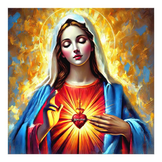 Foto Holly Mary Maria Madonna Mariana Virgin Mary (Frente)