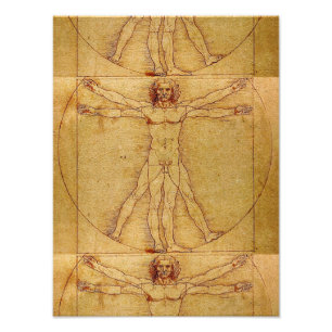 Foto Homem de Vitruvian por Leonardo da Vinci