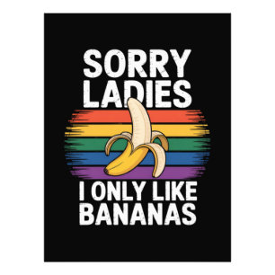Foto Homem Desculpe Garota Eu Gosto de Bananas Engraçad