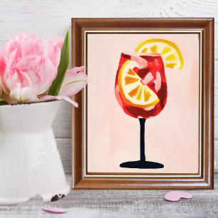 Foto Hora Feliz de Coquetel Italiano Vintage Retro Abst