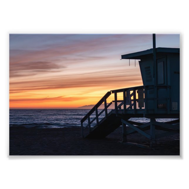 Foto Horário do ouro do Sunset - Venice Beach, CA (Frente)