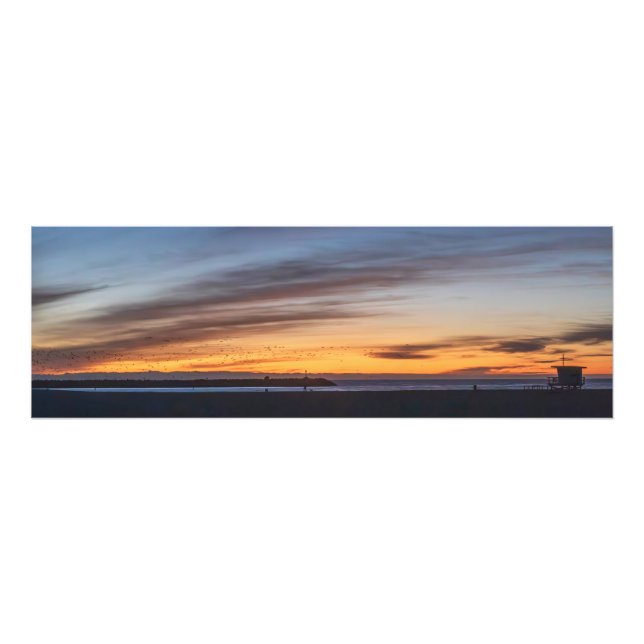Foto Horário do ouro do Sunset - Venice Beach, CA (Frente)