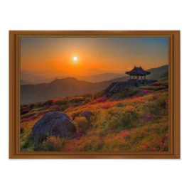 Foto Horário Sunset Coreano de Madeira