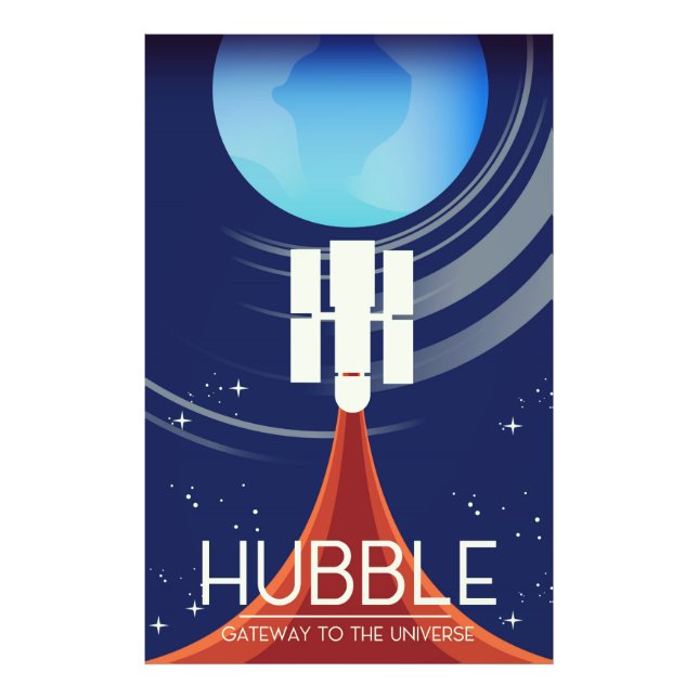 Foto Hubble Gateway para o Universo (Frente)