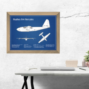Foto Hughes H-4 Hércules Spruce Goose - Planos de Avião