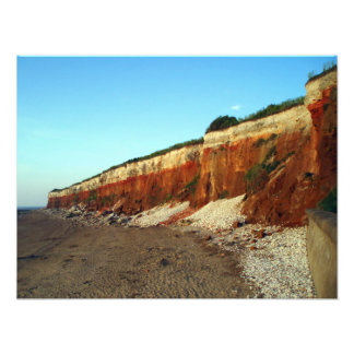 Foto Hunstanton Cliff Photo Impressão