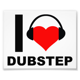 Foto I Heart Dubstep Engraçado Poster