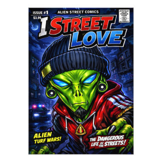 Foto I Street Love – Urban Alien Comic Cover Art