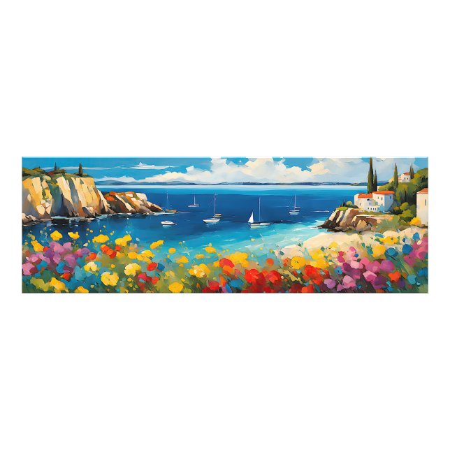Foto Iates e Flores do Mediterrâneo, de largo mar (Frente)