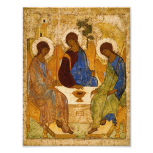 Foto Ícone da Santa Trindade Andrei Rublev religião ort