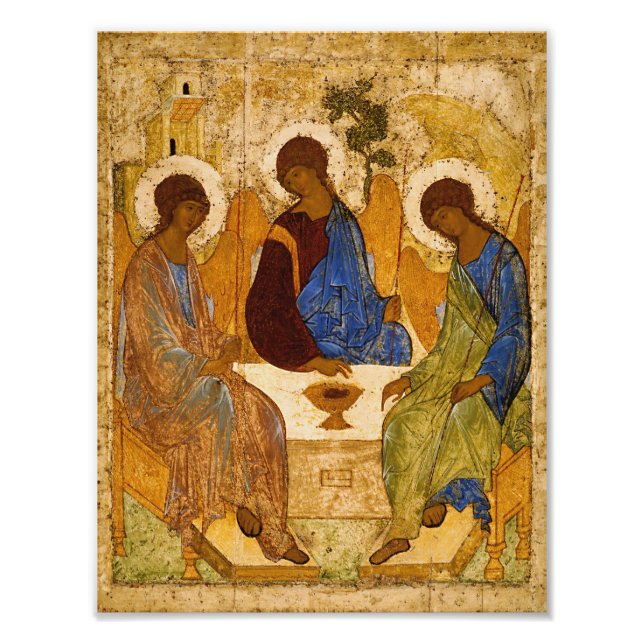 Foto Ícone da Santa Trindade Andrei Rublev religião ort (Frente)