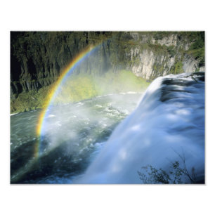 Foto Idaho. EUA. Arco-íris na névoa acima de Upper Mesa