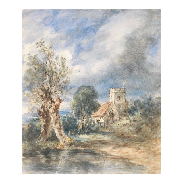 Foto Igreja Stoke Poges (1834) John Constable (Frente)