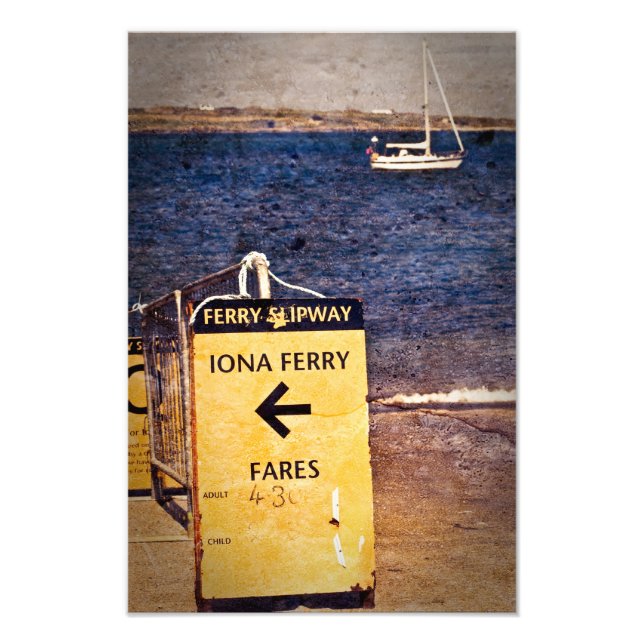 Foto Ilha de Iona Impressão (Frente)