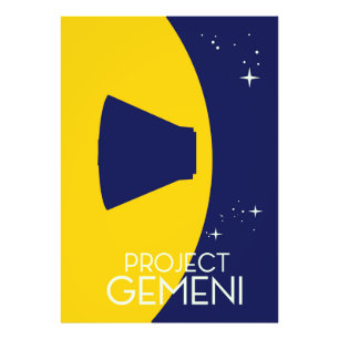 Foto Ilustração de Arte Espacial do Projeto Gemini