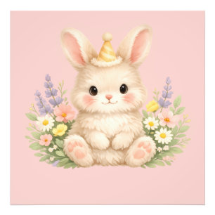 Foto Ilustração de Flor Silvestre do Coelho Pastel