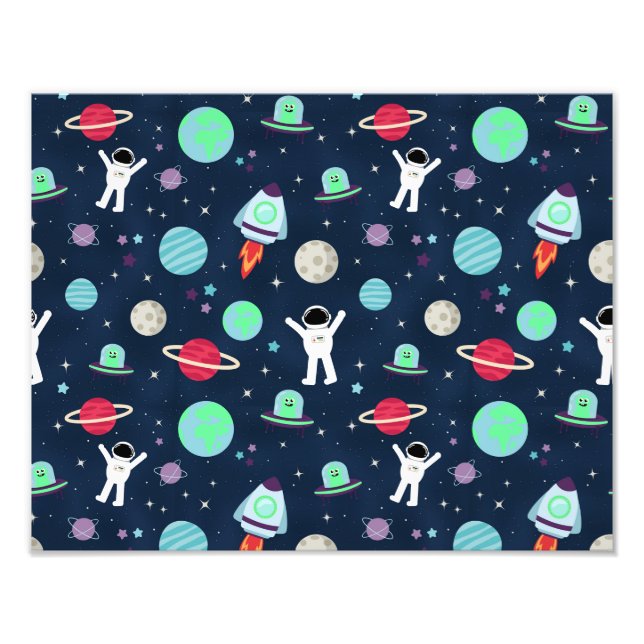 Foto ilustração de padrão espacial (Frente)