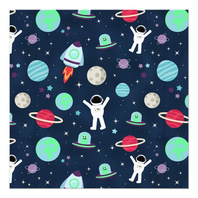 Foto ilustração de padrão espacial (Frente)