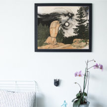 Ilustração de paisagem da estrada da montanha do C