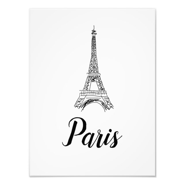 Foto Ilustração de Paris em Torre Eiffel (Frente)