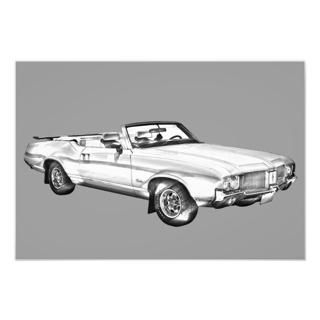 Foto Ilustração do carro supremo Oldsmobile Cutlass 197 (Frente)