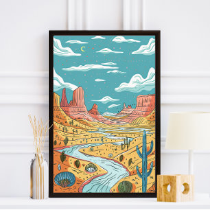 Foto Ilustração do Deserto do Storybook Canyon