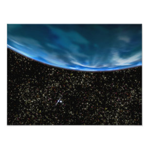 Foto Ilustração do horizonte da Terra