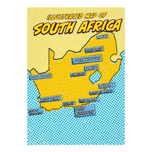 Foto Ilustração Pop Art África do Sul