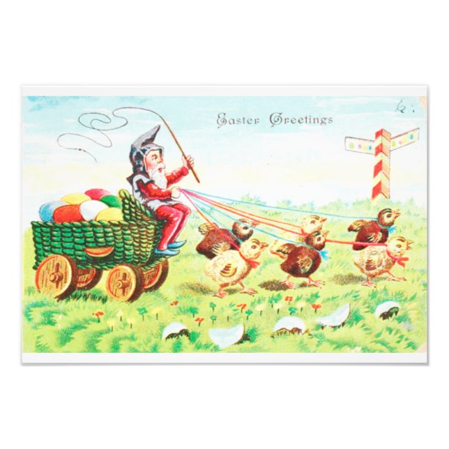 Foto Ilustrações de Páscoa de Vintage (Frente)