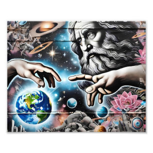 Foto  image of god creating the universe