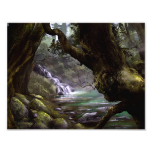 Foto Imagem de floresta forjada fantasma / arte de pare