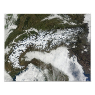 Foto Imagem satélite da cordilheira dos cumes