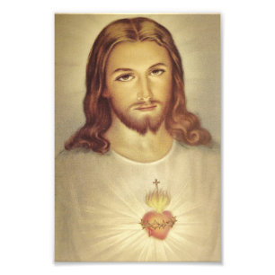 Foto Impressa do Coração Sagrado de Jesus Clássico