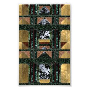 Foto Impressão antigo da arte da natureza da