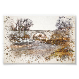 Foto Impressão artística da Ponte do Diabo Kirkby Lonsd