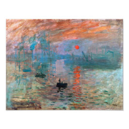Foto Impressão, ascensão solar | Claude Monet |