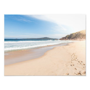 Foto Impressão calmo da cena da praia