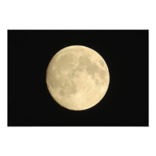 Foto Impressão da arte da Lua cheia