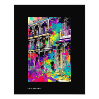 Foto Impressão da Balcony do Trimestre Francês Bubba