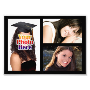 Foto Impressão da colagem da foto, três imagens