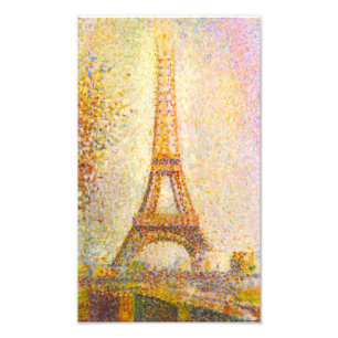 Foto Impressão da torre Eiffel de Seurat