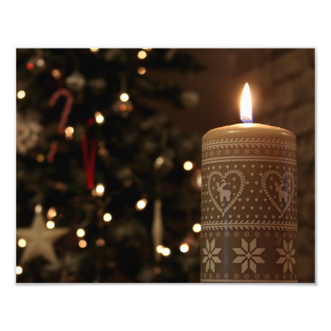 Foto Impressão da Vela de Natal (Frente)