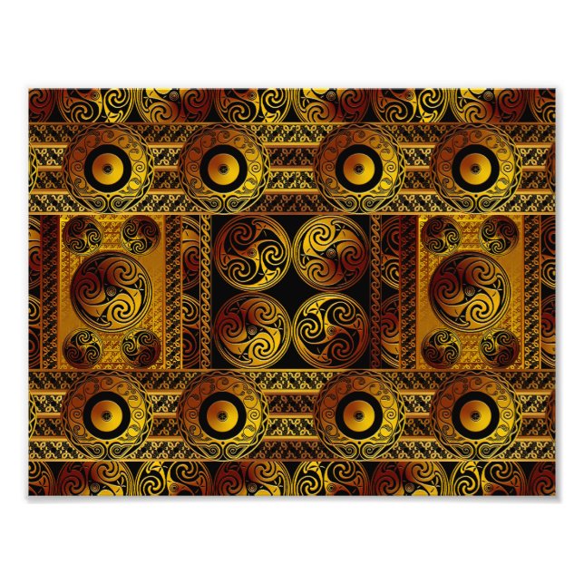 Foto Impressão de Arte de Estilo Celta (Frente)